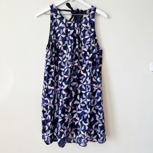 Kate Spade NY Dress Size M Summer Mini Lightweight Swing A-Line Blue